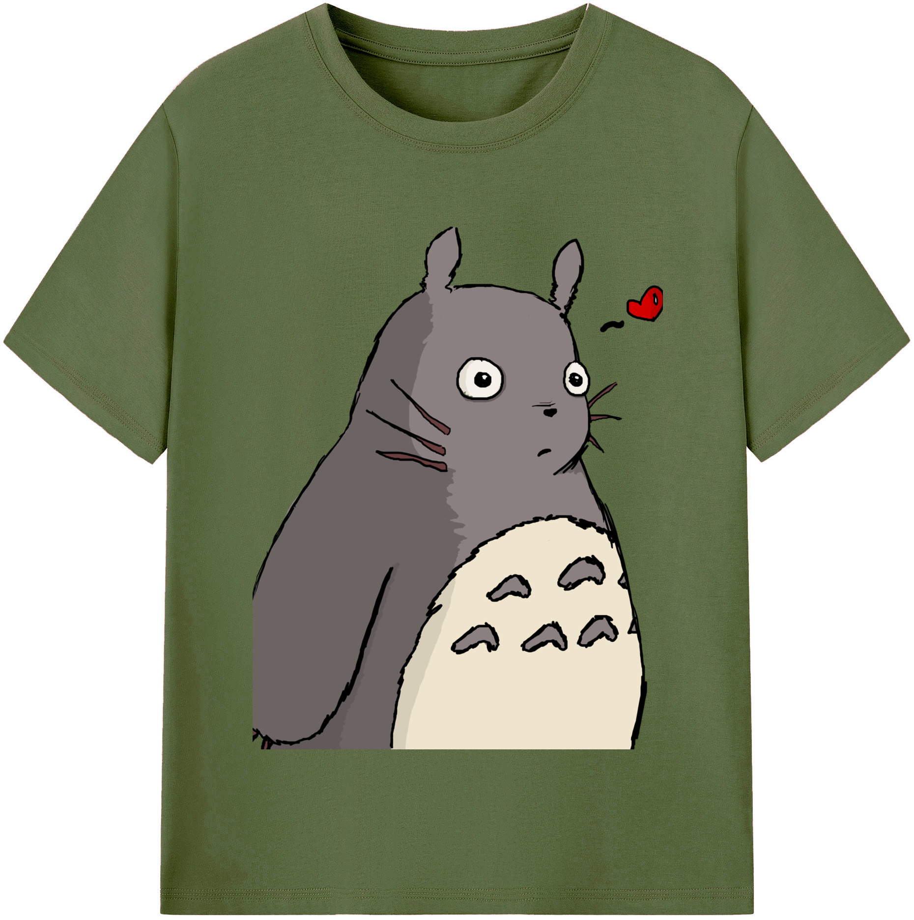 （画像用） となりのトトロ 草壁メイ 草壁サツキ My Neighbor Totoro Satsuki Kusakabe Mei Kusakabe 綿100％半袖Tシャツ（フロントプリント）